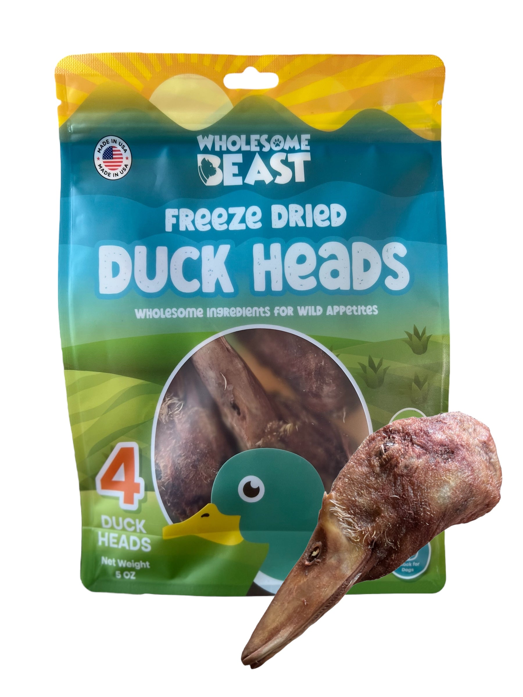 Freeze Dried Duck Heads